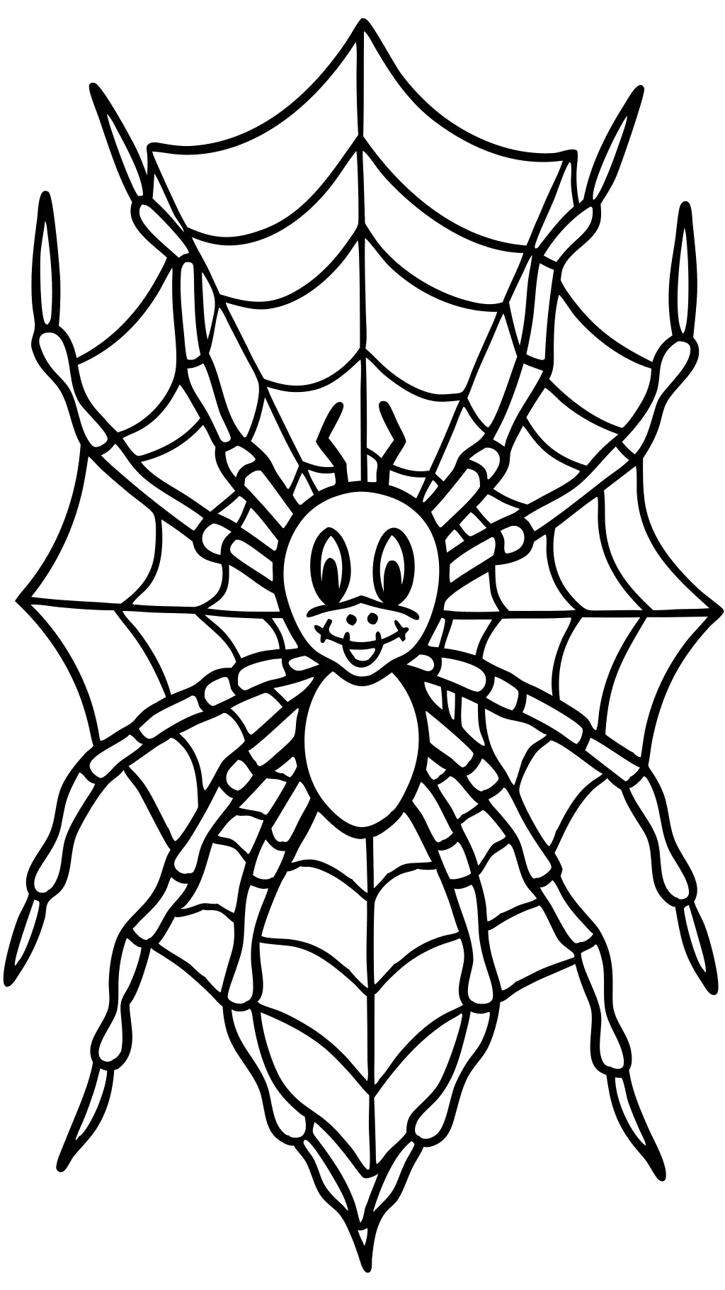 spider coloring pages to print